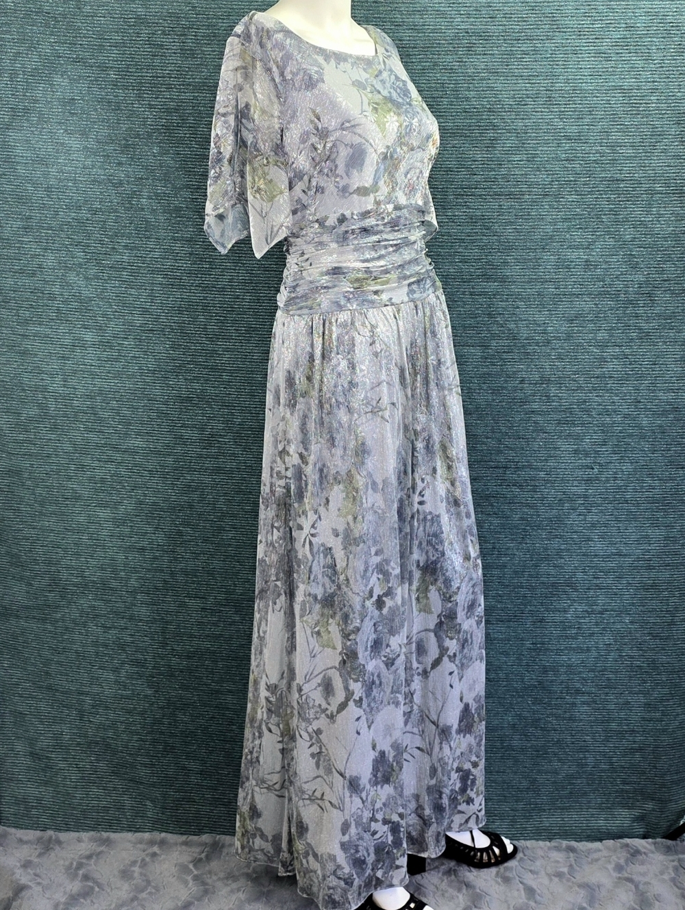 For Kitty Rescue! SL Fashions Flutter Sleeve Maxi-dress